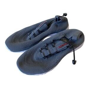 DLGJPA Quick Dry Gray Lightweight Water Shoes Sneakers Womens Size 7.5